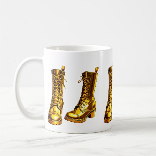 Gouden Laarzen  Koffiemok (Links)