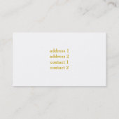 Gouden label en confetti op waterverf (Achterkant)