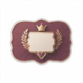 Gouden Label Hart- en Lauwerkrans Iconen (Voorkant)