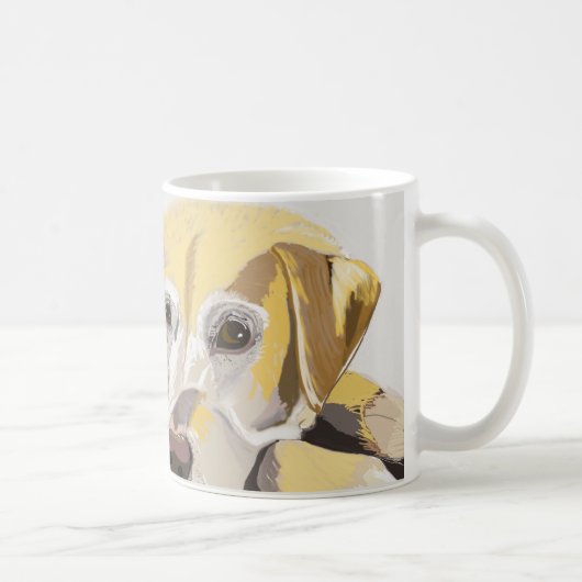 Gouden Labrador Koffiemok (Rechts)