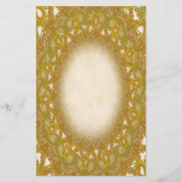 Gouden Lace P2 Stationery Pagina's Briefpapier