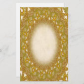 Gouden Lace P2 Stationery Pagina's Briefpapier (Voorkant / Achterkant)