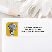 Gouden Lacrosse Sport Etiket (Insitu)