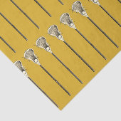 Gouden Lacrosse Sport Tissuepapier (Detail)