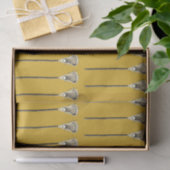 Gouden Lacrosse Sporten Tissuepapier (Geschenk)