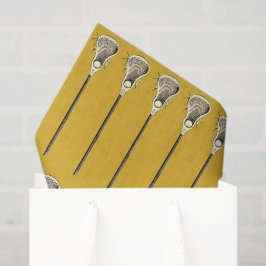 Gouden Lacrosse Sporten Tissuepapier
