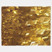 Gouden lampen fleece deken (Voorkant (Horizontaal))
