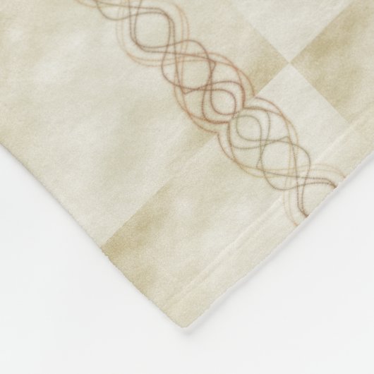 gouden lampjes fleece deken (Hoek)