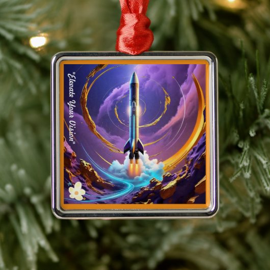 "Gouden lancering" Metalen Ornament (Boom)