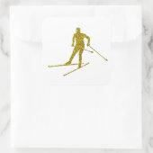 Gouden Langlauf Sticker (Tas)