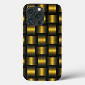 Gouden Lattice iPhone Case (Achterkant)