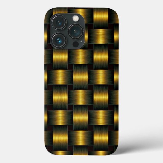 Gouden Lattice iPhone Case (Achterkant)