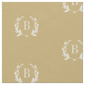 Gouden Laurel krans monogram Stof (Close Up)