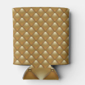 Gouden lederen bekleding, bank. blikjeskoeler (Achterkant)