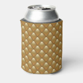 Gouden lederen bekleding, bank. blikjeskoeler (Blikje Achterkant)