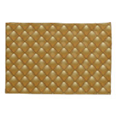 Gouden lederen bekleding,  bank. kussensloop (Achterkant)