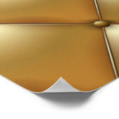 Gouden lederen bekleding,  bank. poster (Hoek)