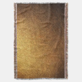 Gouden lederen textuur oppervlak achtergrond deken (Voorkant Verticaal)