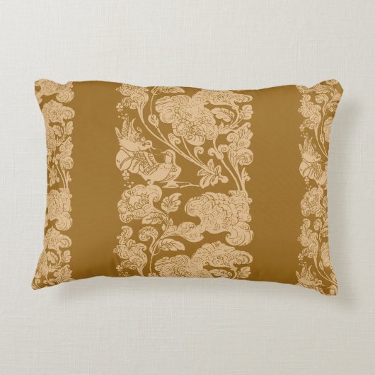 gouden leeftijd voor mandarijneneenden decoratief kussen (Achterkant)