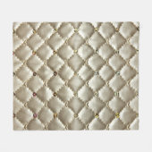 Gouden leer: luxe achtergrond textuur fleece deken (Voorkant (Horizontaal))