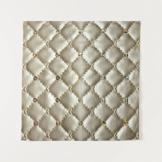 Gouden leer: luxe achtergrond textuur wandkleed