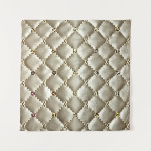 Gouden leer: luxe achtergrond textuur wandkleed (Voorkant)
