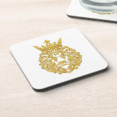Gouden Leeuw in de Kroon Bier Onderzetter (Linkerzijde)