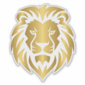 Gouden Leeuw - Leeuw van Juda Sticker (Voorkant)