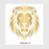 Gouden Leeuw - Leeuw van Juda Sticker (Vel)