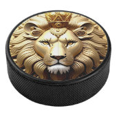 Gouden Leeuw medaille met kroon Hockey Puck (3/4)