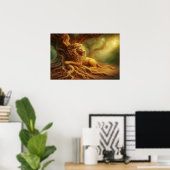 Gouden Leeuw Poster (Thuiskantoor)