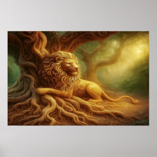 Gouden Leeuw Poster