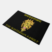 Gouden Leeuw Welkomstmat Deurmat (Schuin)