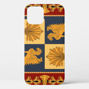 Gouden leeuwen: Art Nouveau sjaal ontwerp Case-Mate iPhone Case