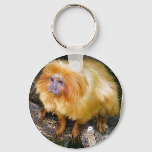 Gouden Leeuwtamarin Sleutelhanger