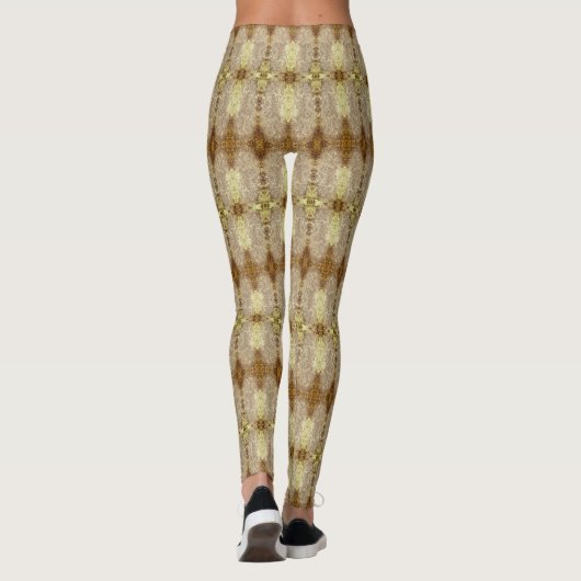 gouden leggings (Achterkant)