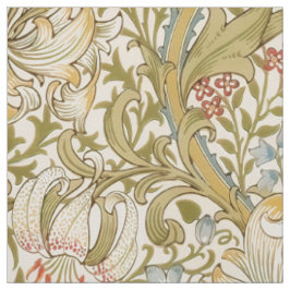 Gouden Lelie Klassieke William Morris Stof