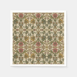 Gouden Lelie Wilde Bloemen William Morris  Servet