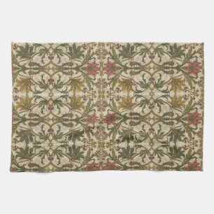 Gouden Lelie Wilde Bloemen William Morris Theedoek