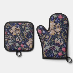 Gouden Lelie, William Morris Ovenwant & Pannenlap Set