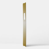 Gouden Leopard Handgeschreven Naam Metaal Case-Mate iPhone Case (Achterkant / Rechts)