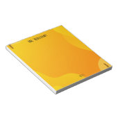 Gouden Leraar Geschenk Notitieblok (Schuin)