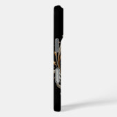 Gouden letter A met bloemdecoraties Case-Mate iPhone Case (Achterkant / Rechts)