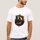  gouden letter "D" T-shirt (Voorkant)