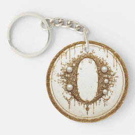 Gouden Letter O Cadeau Voor Moeder Sleutelhanger