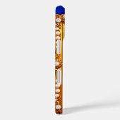 Gouden  letter X met juwelen Case-Mate iPhone Case (Achterkant / Rechts)