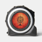 Gouden levensboom met rode edelstenen rolmaat (Voorkant)