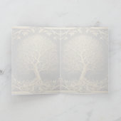 Gouden Levensboom Sierlijke Grafische Kunstkaart Kaart (Binnen)