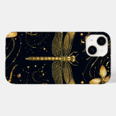 Gouden libel Case-Mate iPhone case (Achterkant (horizontaal))
