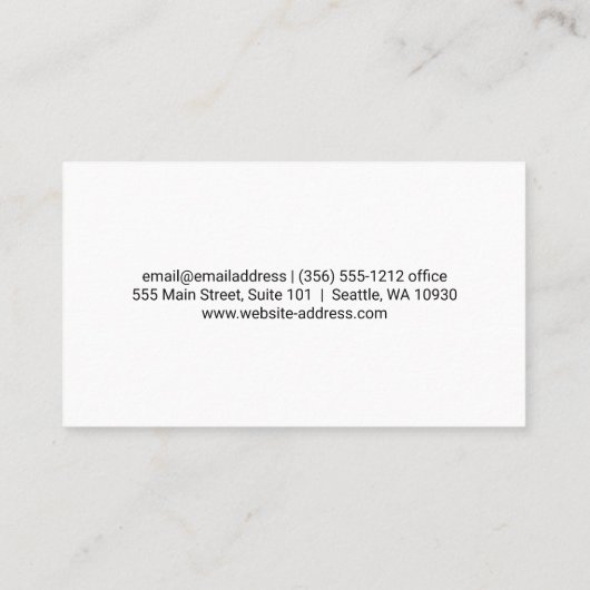 Gouden Libel Icoon | QR Code Visitekaartje (Achterkant)